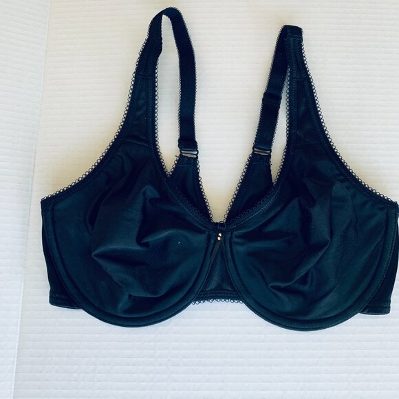 BRA WACOAL Underwire No Padding Black Adjustable Straps 36D - Picture 2 of 6